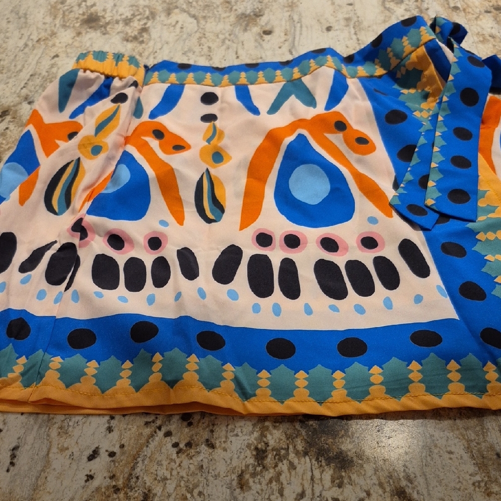 Colorful Patterned Skirt